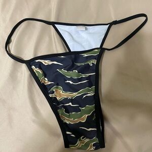 Camo Print Bikini Bottom